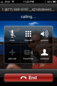 InstantMeeting automatically constructs a dialing number including the conference code and confirmation