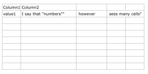 The CSV processor on Numbers is very buggy