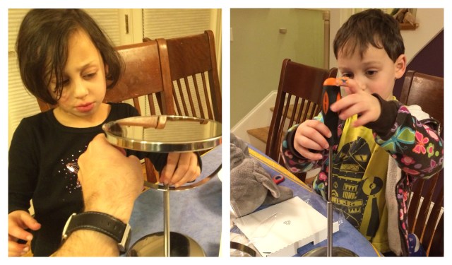 Perfect introductory assembling tasks for small hands