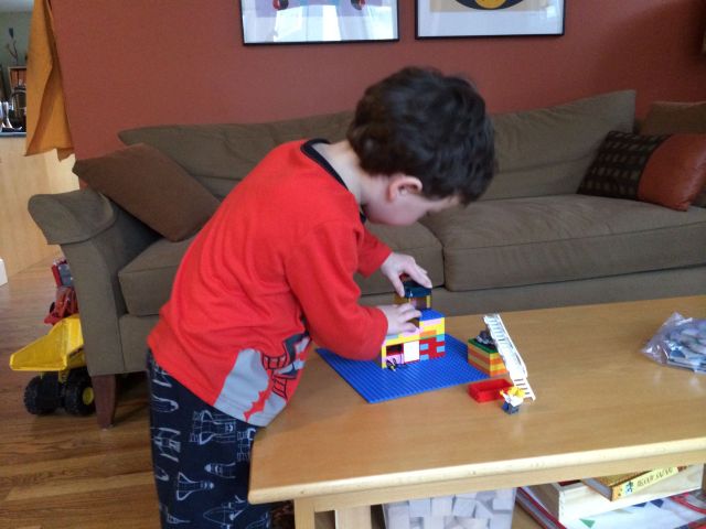 My son built a multi-room house