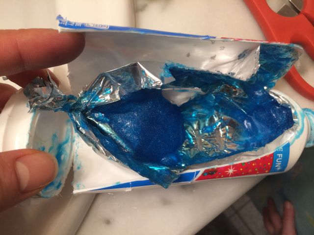 There was still an enormous amount of toothpaste in that package