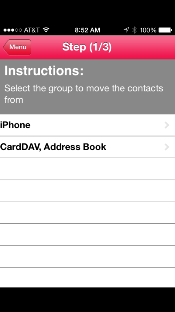 The interface was simple, but it was unable to identify the gmail account by name.